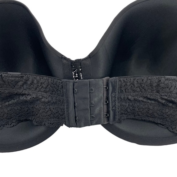 DKNY Black Modern Strapless Convertible Straps Lace Bra - Picture 6 of 10